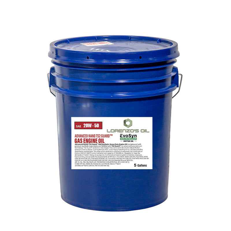 Lorenzo's Non-Petroleum 20W-50 Racing Engine Oil for Gas Engines