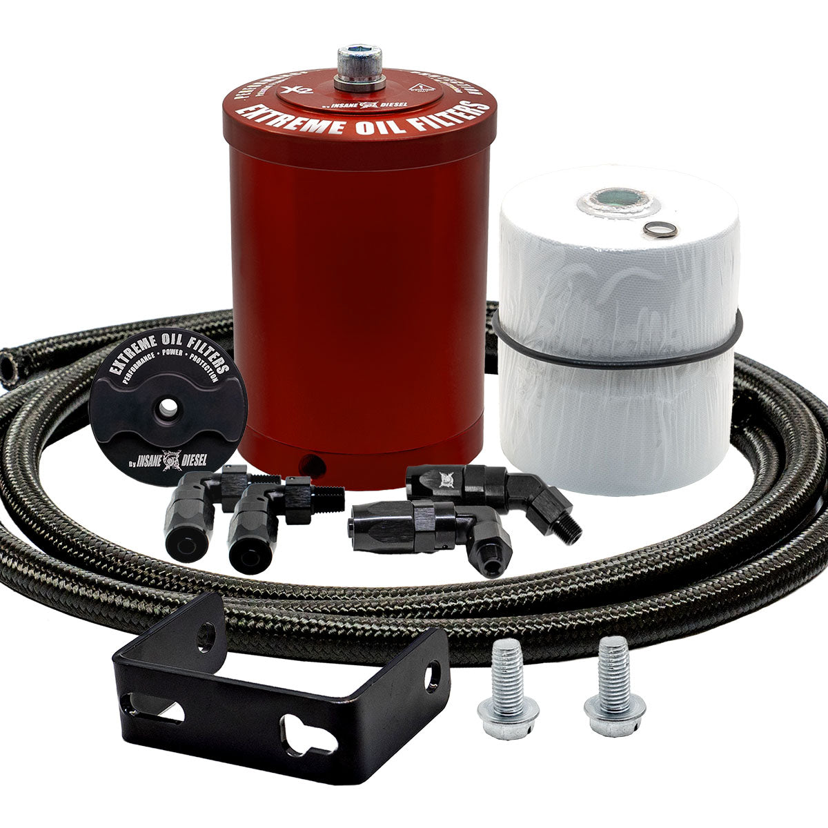 Dodge 6.7L Cummins Bypass Oil Filter Frame Mount Kit (2007 to 2024)