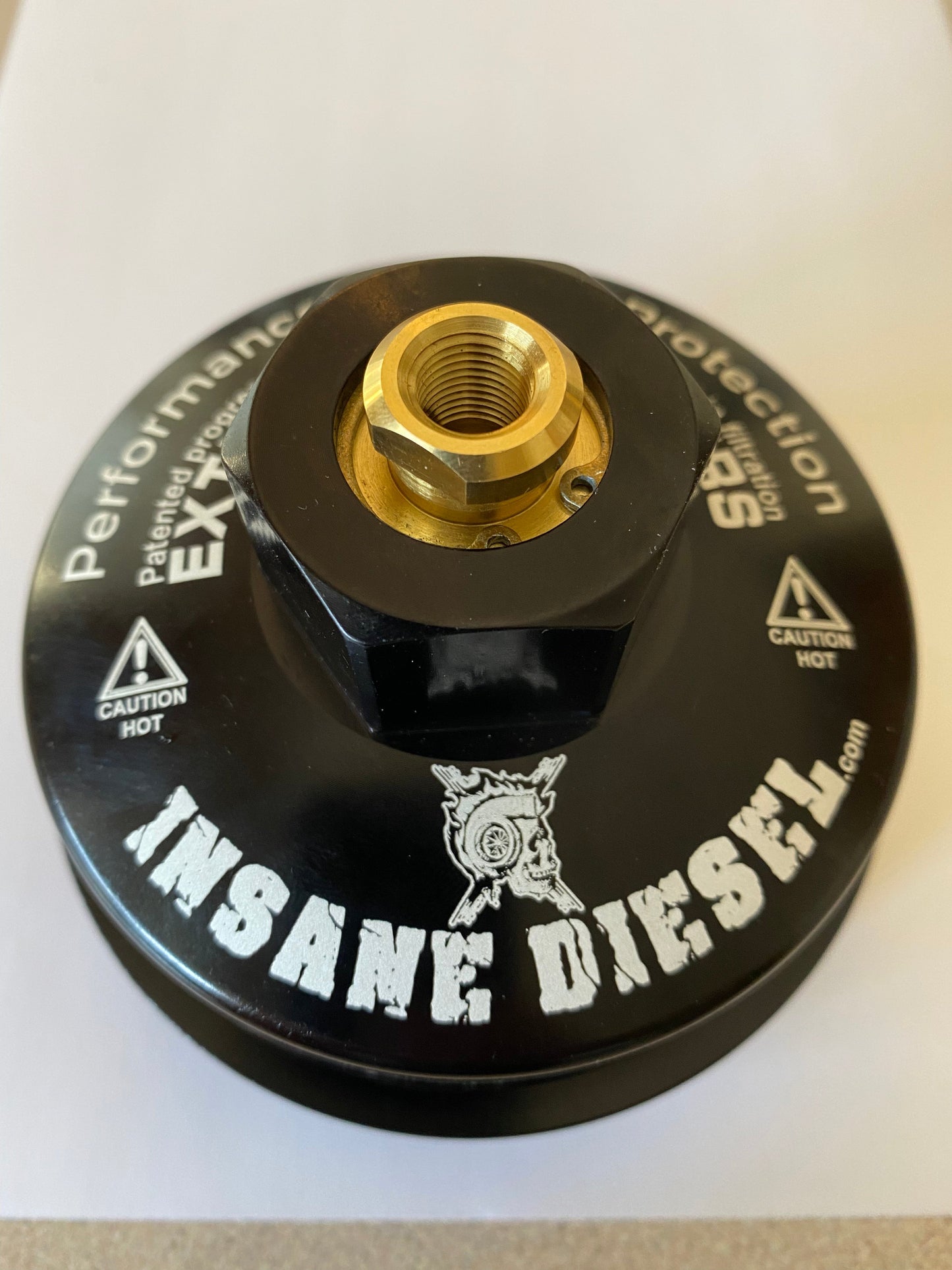 Ford 6.0/6.4 Oil Filter Cap with Swivel Pressure Port