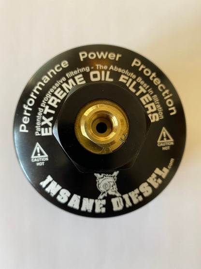 Ford 6.0/6.4 Oil Filter Cap with Swivel Pressure Port