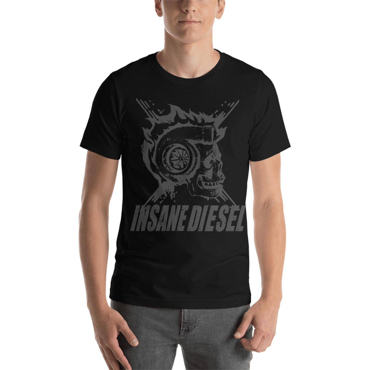 Insane Diesel T-Shirt - Grey Skull